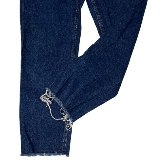 ONLY high waisted straight raw hem jeans size 28 - Picture 3 of 10